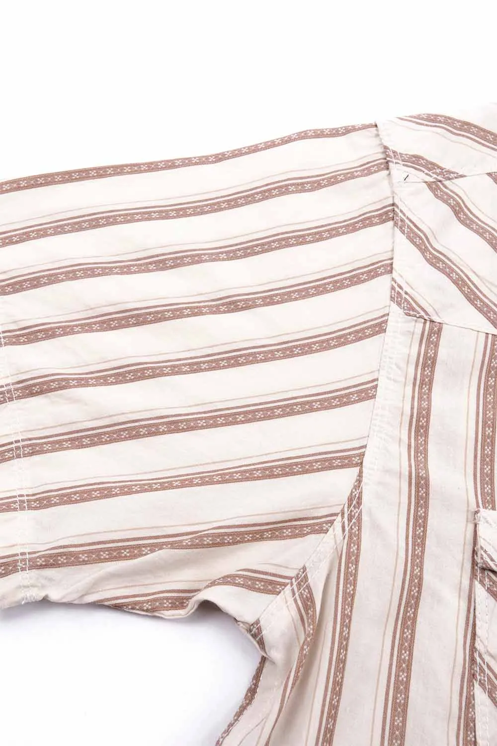CALICO SS Brown Stripe sold by REVOLVR Menswear product image thumbnail 5