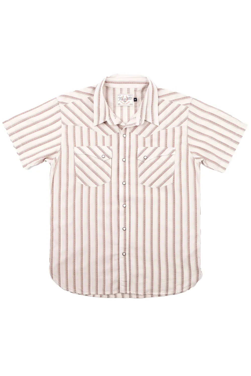 CALICO SS Brown Stripe sold by REVOLVR Menswear