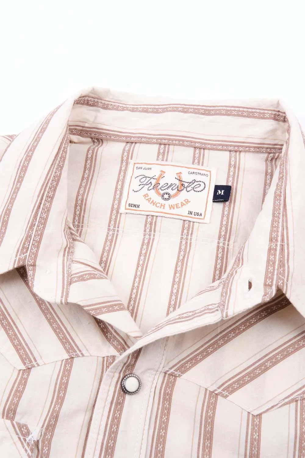 CALICO SS Brown Stripe sold by REVOLVR Menswear product image thumbnail 3
