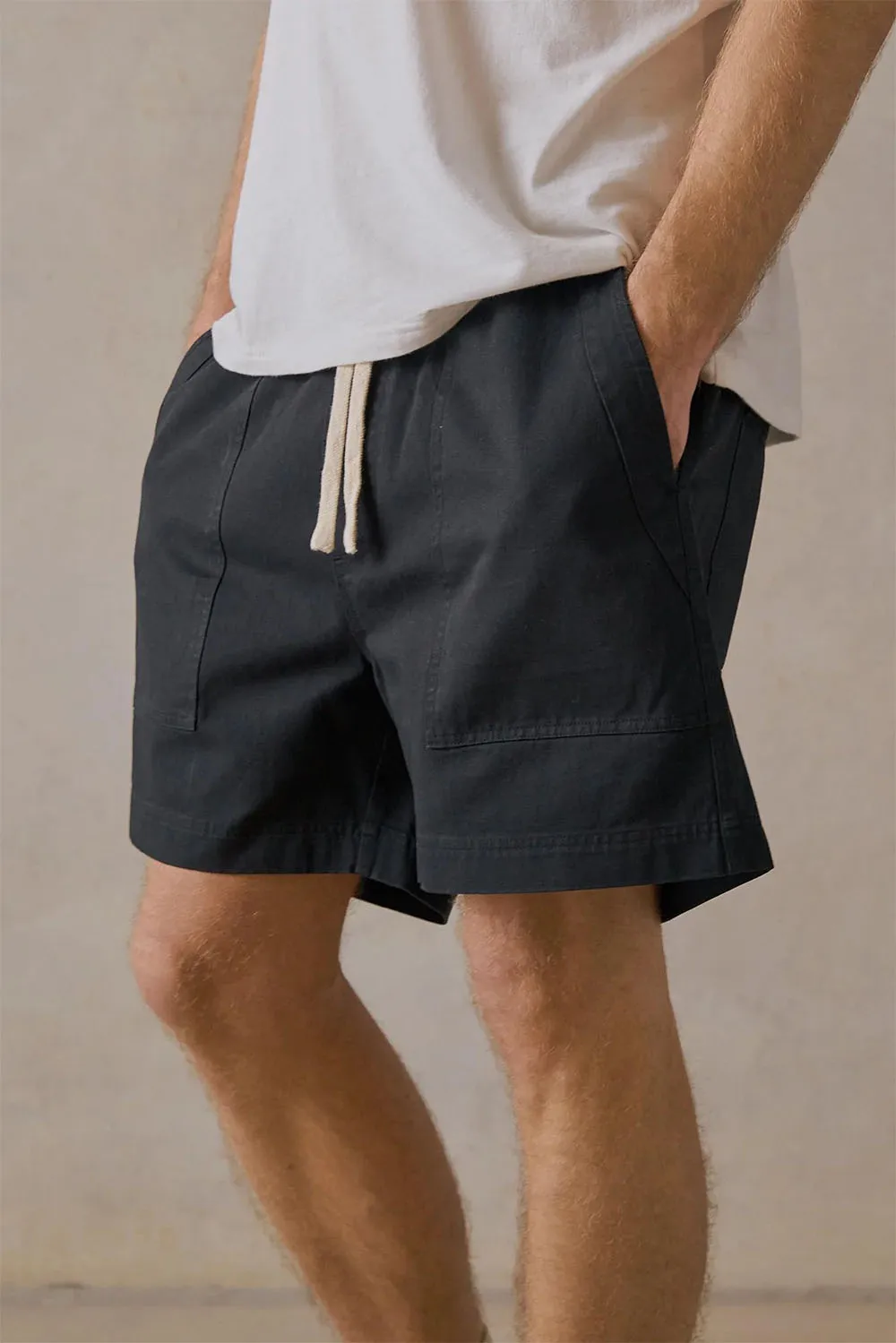 TWILL SHORTS Black sold by REVOLVR Menswear product image thumbnail 4