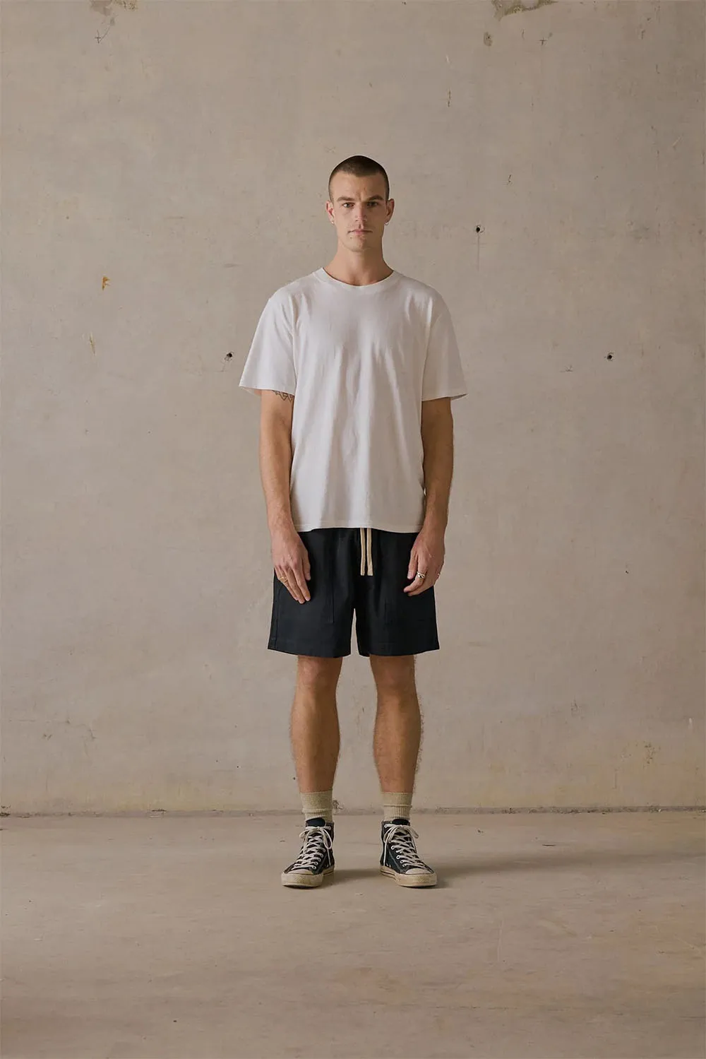 TWILL SHORTS Black sold by REVOLVR Menswear product image thumbnail 2