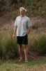 HEMP STRIPE SHIRT White Multi sold by REVOLVR Menswear