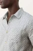 STRETCH SELVAGE SHIRT Aqua Agave Print sold by REVOLVR Menswear