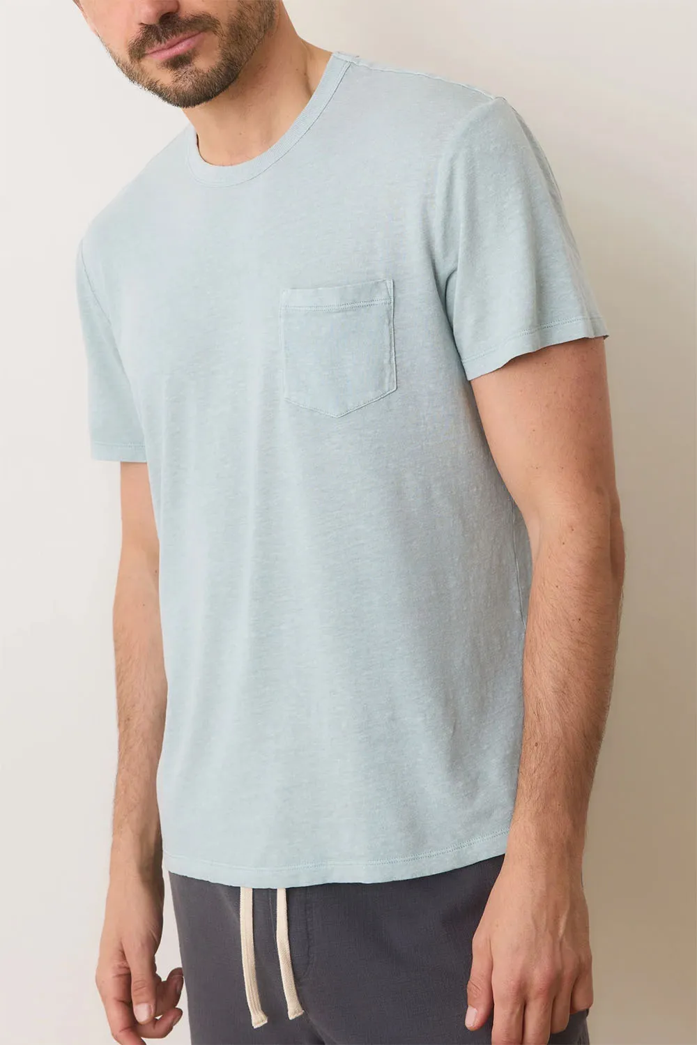 RELAXED HEMP COTTON TEE Surf Spray sold by REVOLVR Menswear product image thumbnail 2