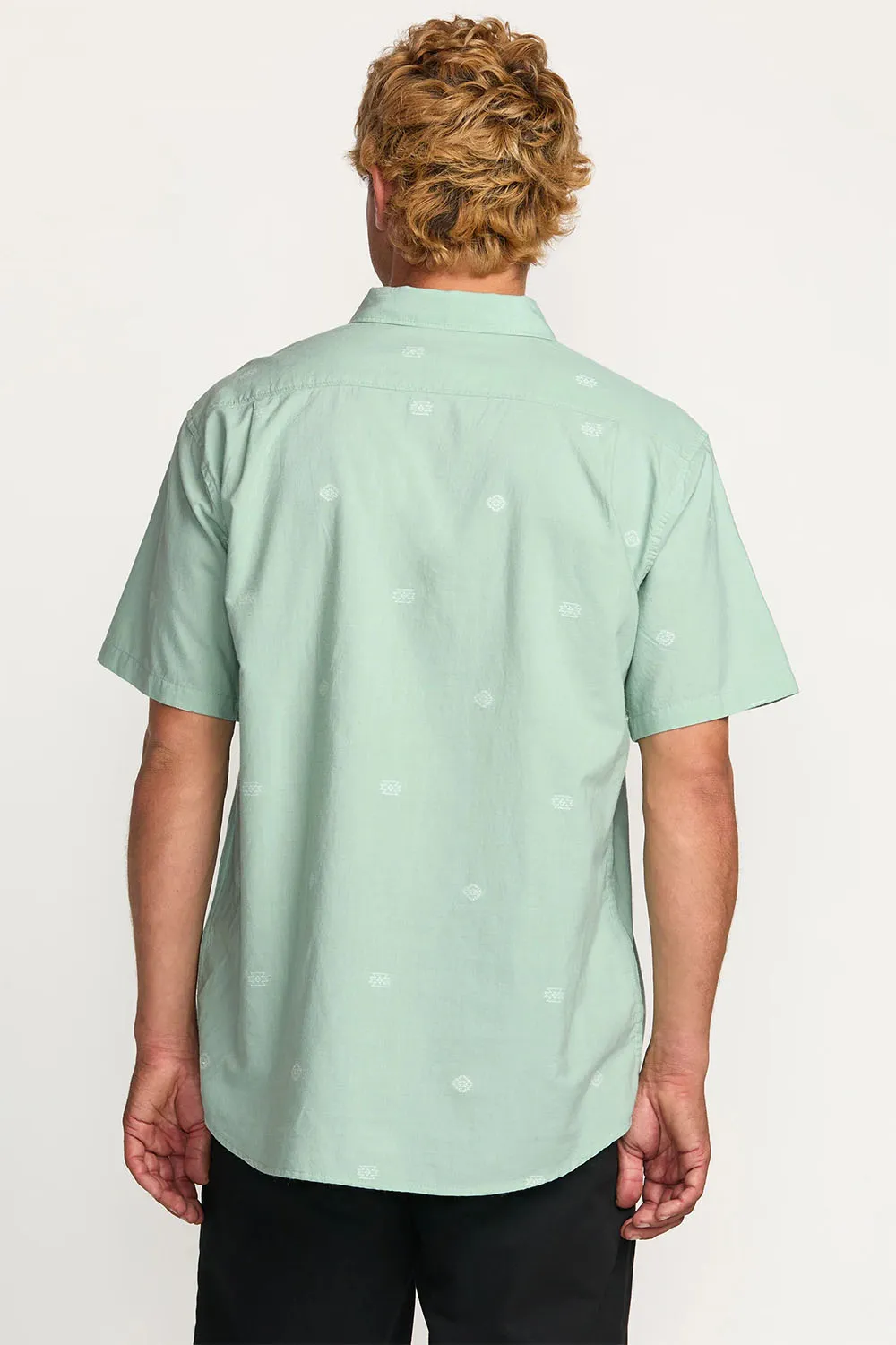 ALL DAY JACQUARD SS Seafoam sold by REVOLVR Menswear product image thumbnail 4