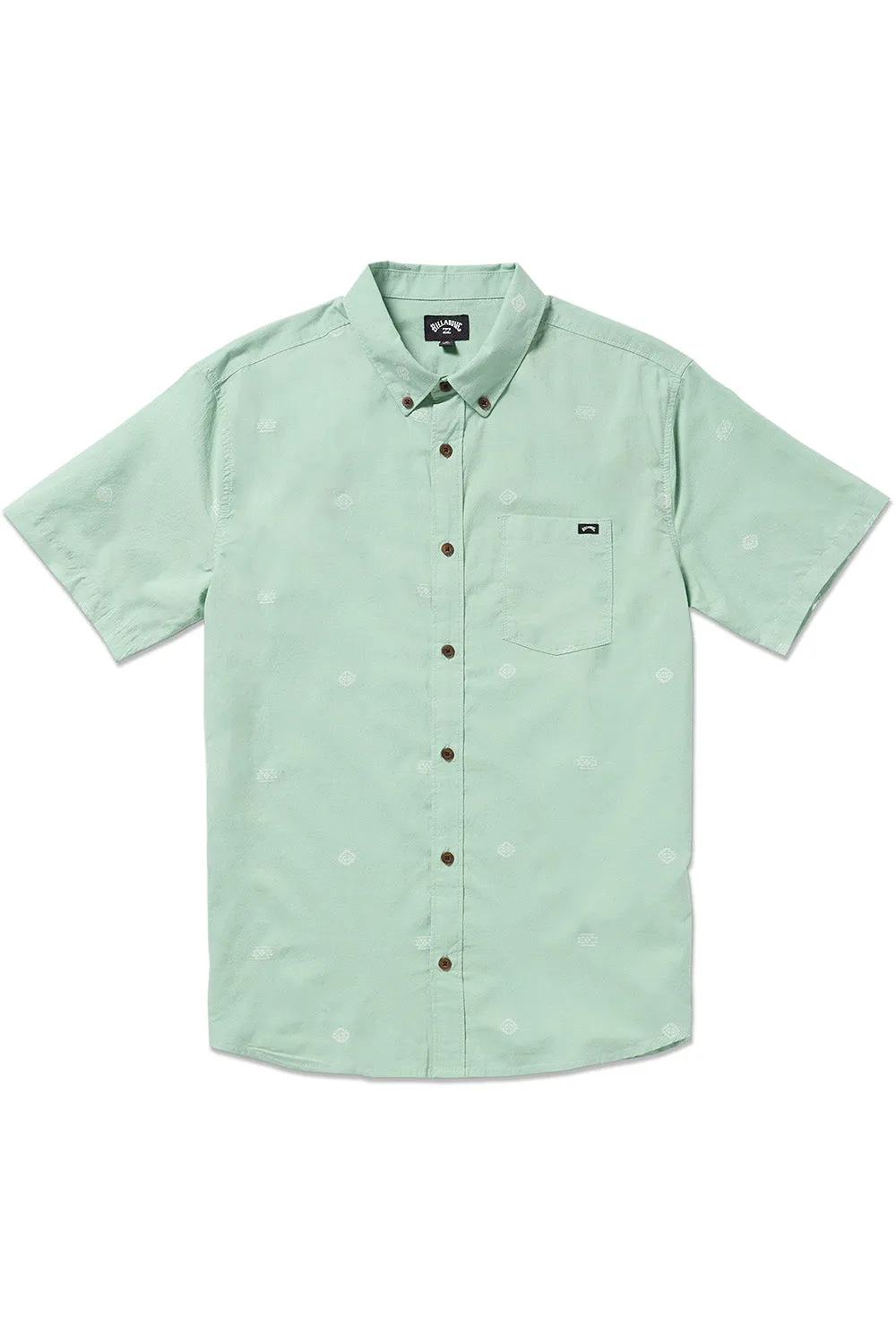 ALL DAY JACQUARD SS Seafoam sold by REVOLVR Menswear