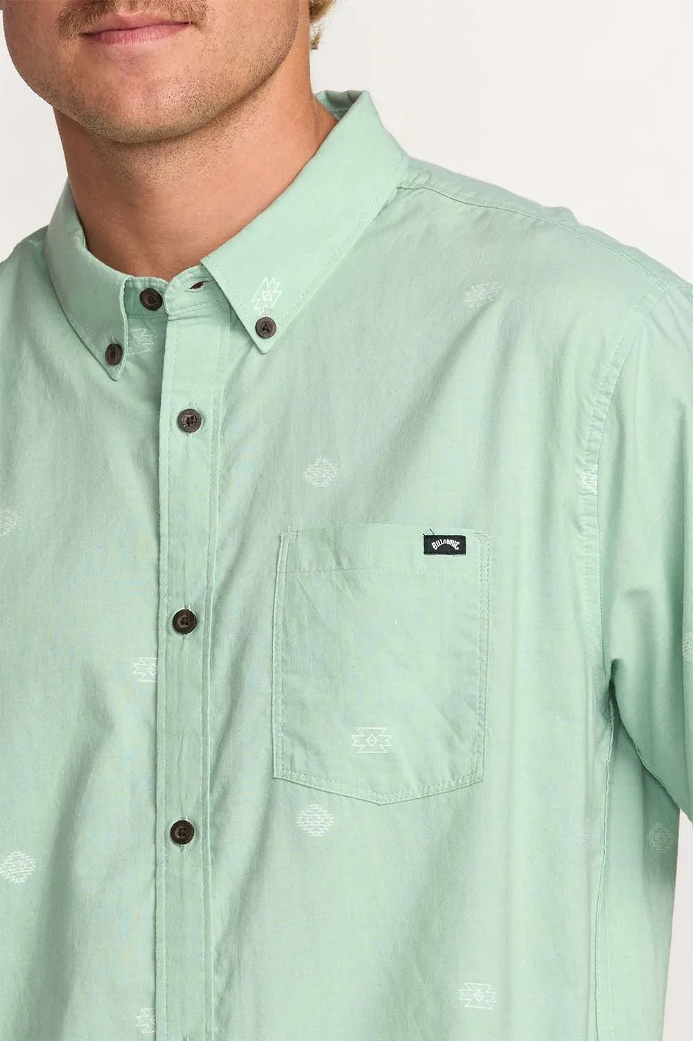 ALL DAY JACQUARD SS Seafoam sold by REVOLVR Menswear product image thumbnail 5