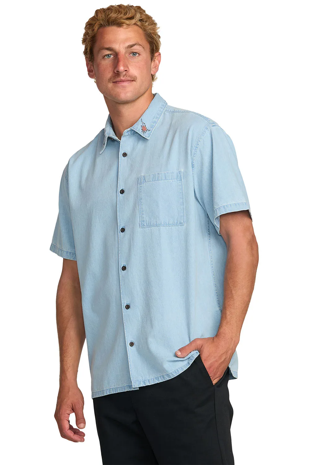 OCCY SS Cloud Blue sold by REVOLVR Menswear product image thumbnail 3