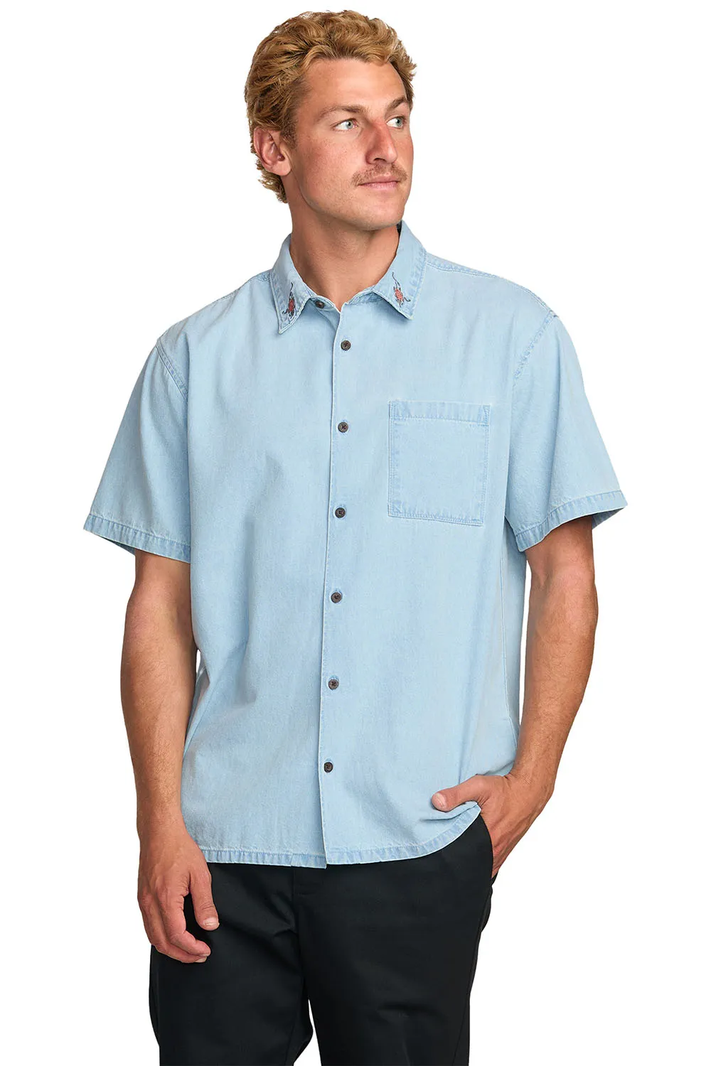 OCCY SS Cloud Blue sold by REVOLVR Menswear product image thumbnail 2