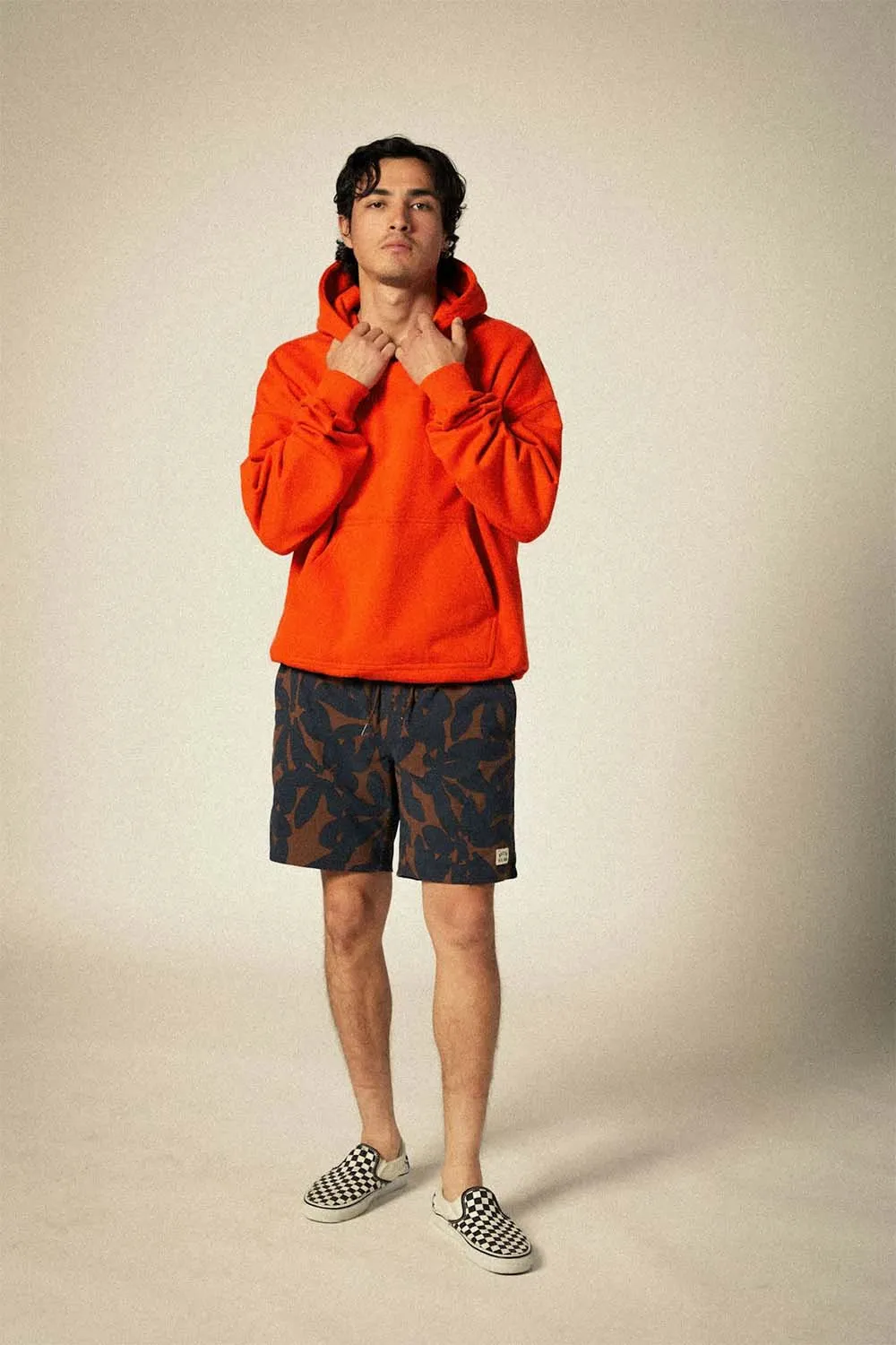EMBROIDERED HW HOODIE Trail Orange sold by REVOLVR Menswear product image thumbnail 2