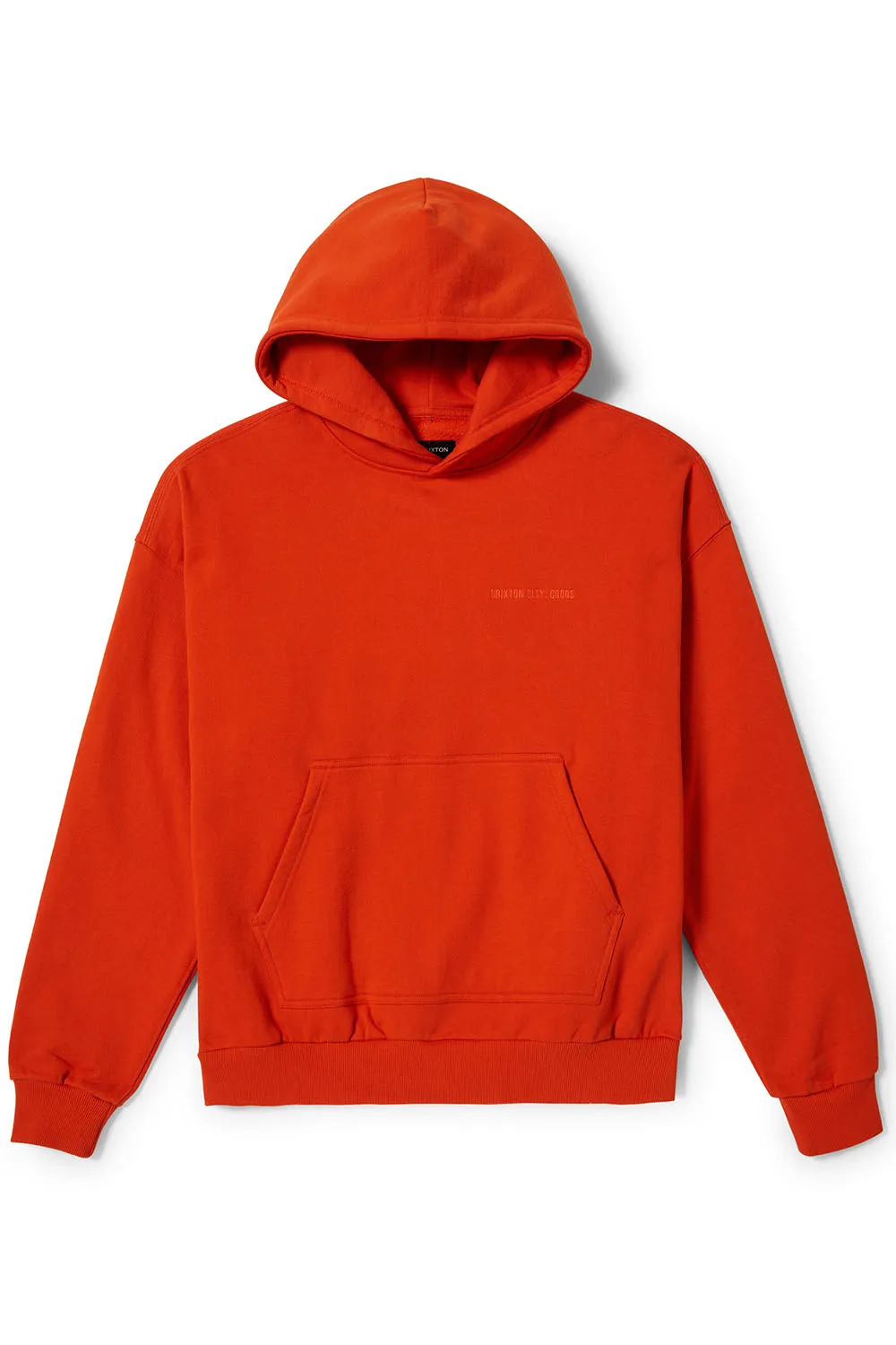 EMBROIDERED HW HOODIE Trail Orange sold by REVOLVR Menswear