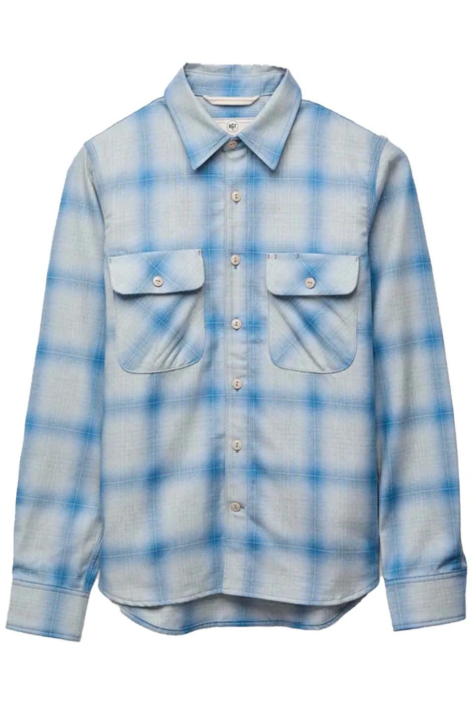 FIELD SHIRT Sky Blue Shadow Plaid sold by REVOLVR Menswear