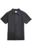 CLASSIC LINEN SS SHIRT Vintage Black sold by REVOLVR Menswear