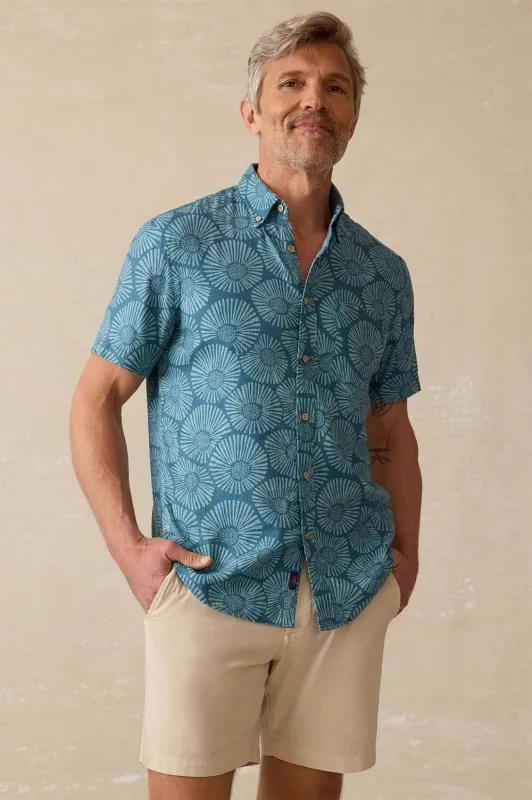 SS BREEZE SHIRT Stormy Sea Floral sold by REVOLVR Menswear