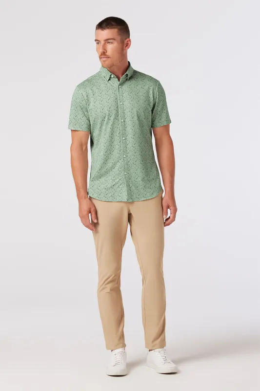 HALYARD SS Pale Green Floral Fauna sold by REVOLVR Menswear