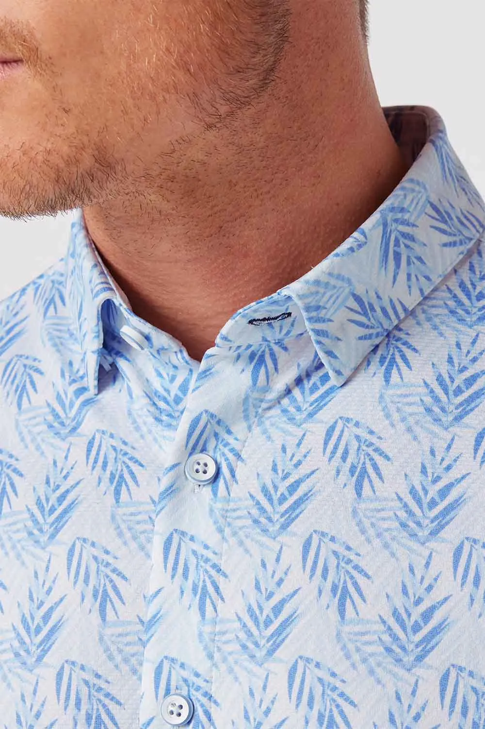 HALYARD SS Light Blue Palm sold by REVOLVR Menswear product image thumbnail 3