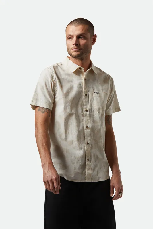 CHARTER PRINT SS Beige/Whitecap Floral sold by REVOLVR Menswear