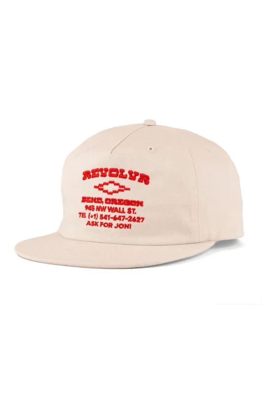 10 YEAR HAT Ecru sold by REVOLVR Menswear