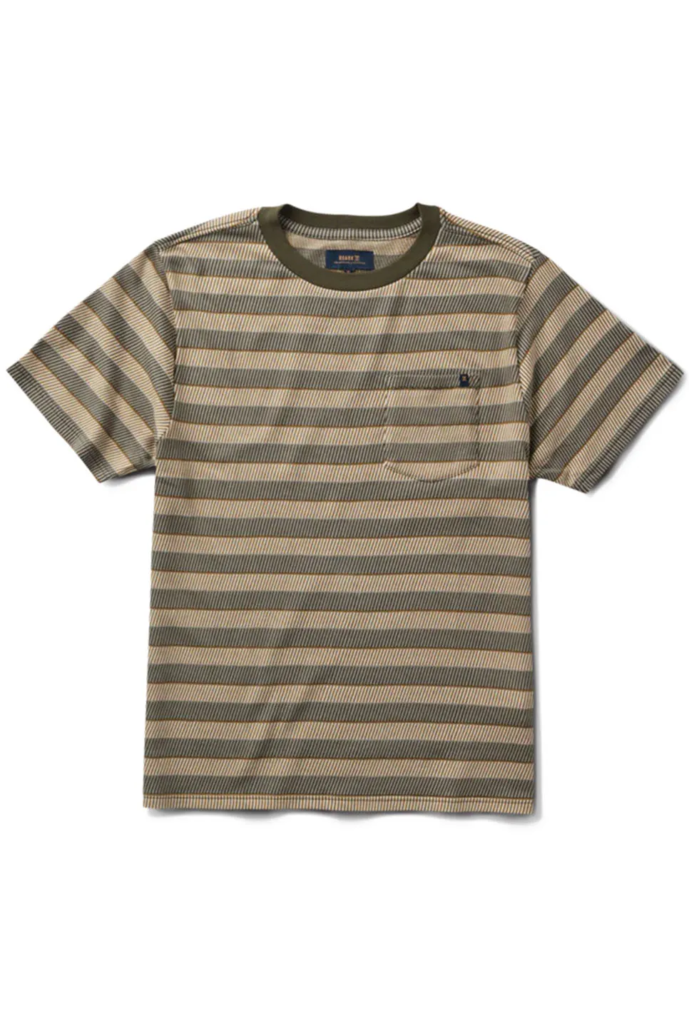 JOURNEY JACQUARD CREW Ghost Grey sold by REVOLVR Menswear