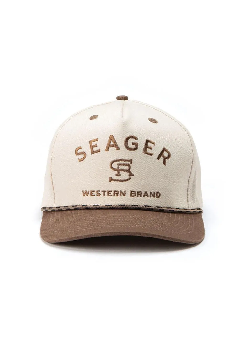 BRANDED SNAPBACK Cream/Brown sold by REVOLVR Menswear product image thumbnail 2
