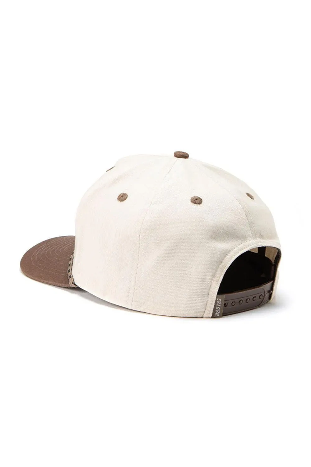 BRANDED SNAPBACK Cream/Brown sold by REVOLVR Menswear product image thumbnail 3