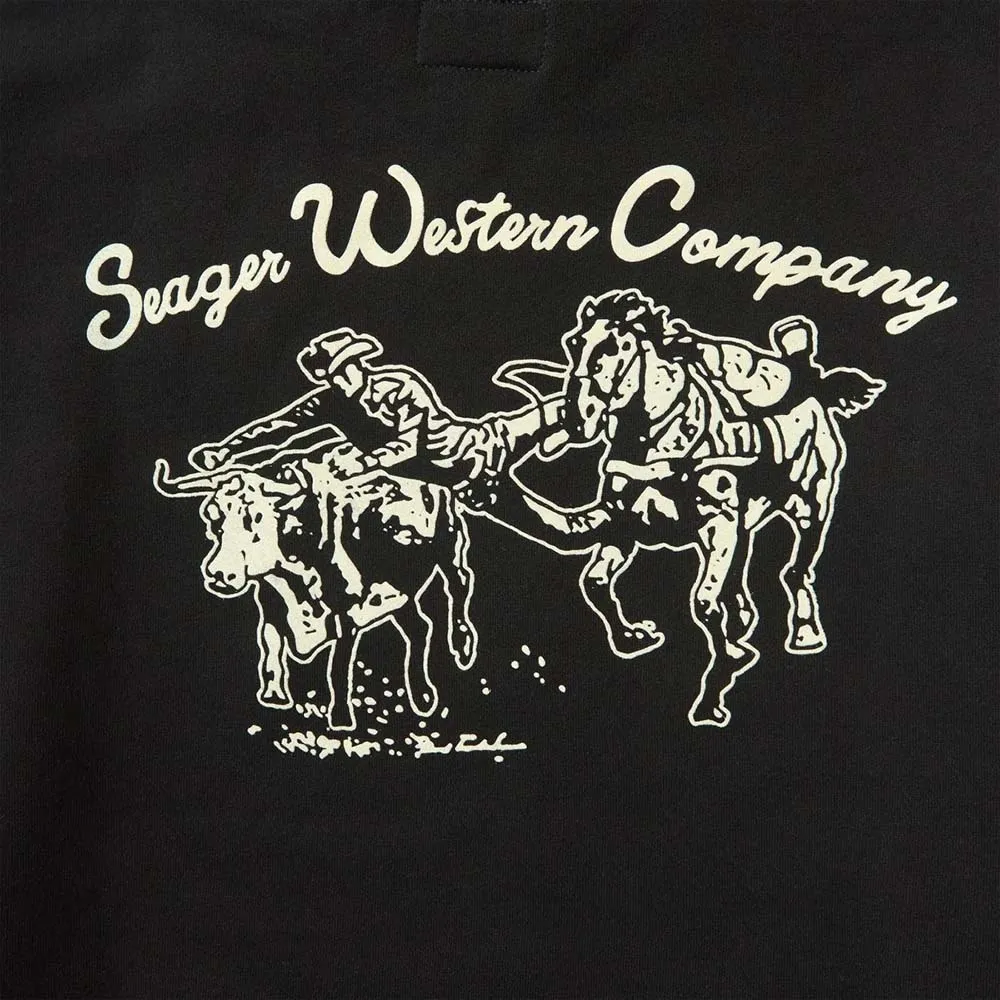 LOS RIOS HOODIE Black sold by REVOLVR Menswear product image thumbnail 3