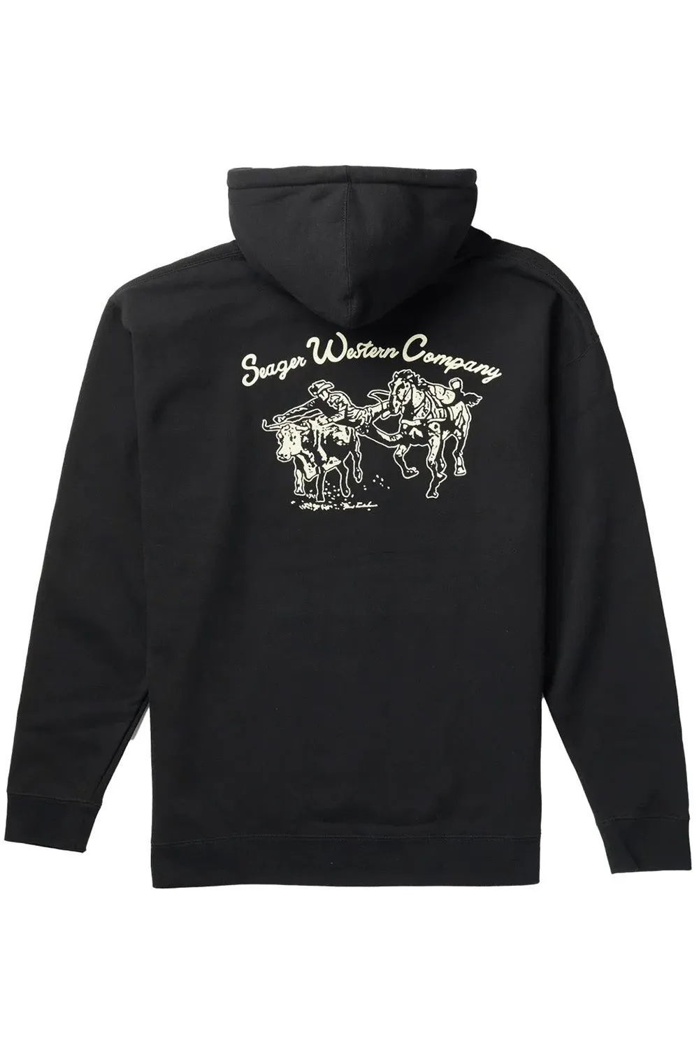 LOS RIOS HOODIE Black sold by REVOLVR Menswear product image thumbnail 2