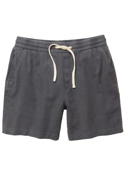 6" SATURDAY BEACH SHORT Faded Black sold by REVOLVR Menswear