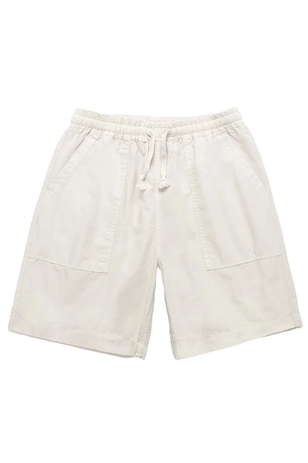 POPLIN CHEF SHORT Salt sold by REVOLVR Menswear