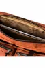 24 HOUR TIN BRIEFCASE Rust sold by REVOLVR Menswear
