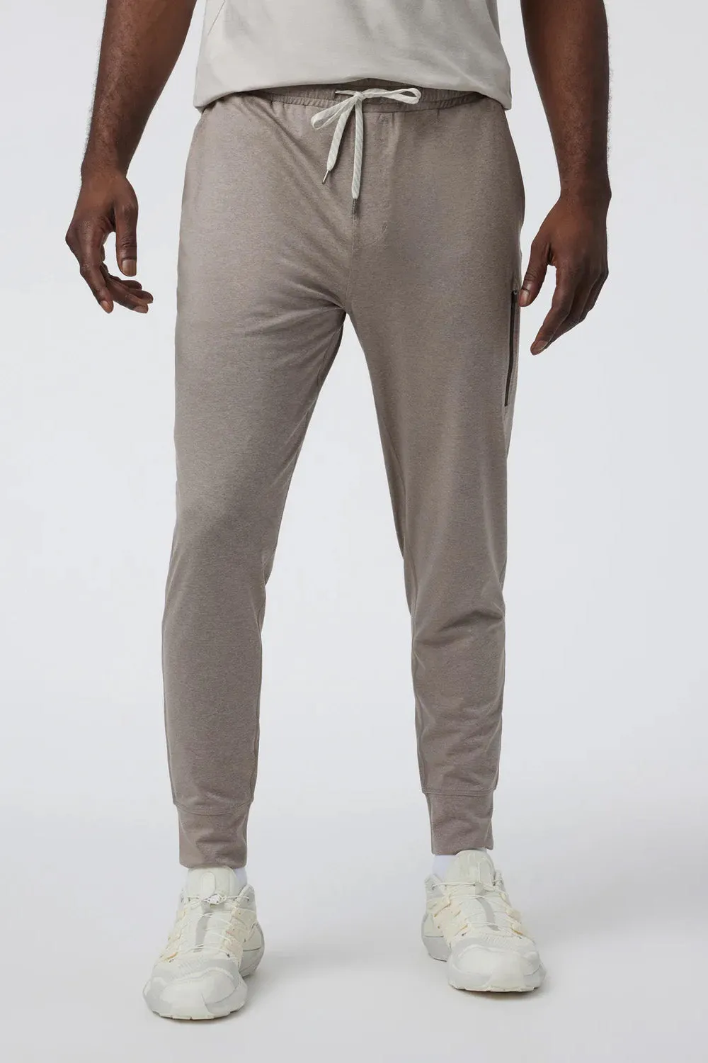 SUNDAY PERFORMANCE JOGGER Mocha Heather sold by REVOLVR Menswear product image thumbnail 3