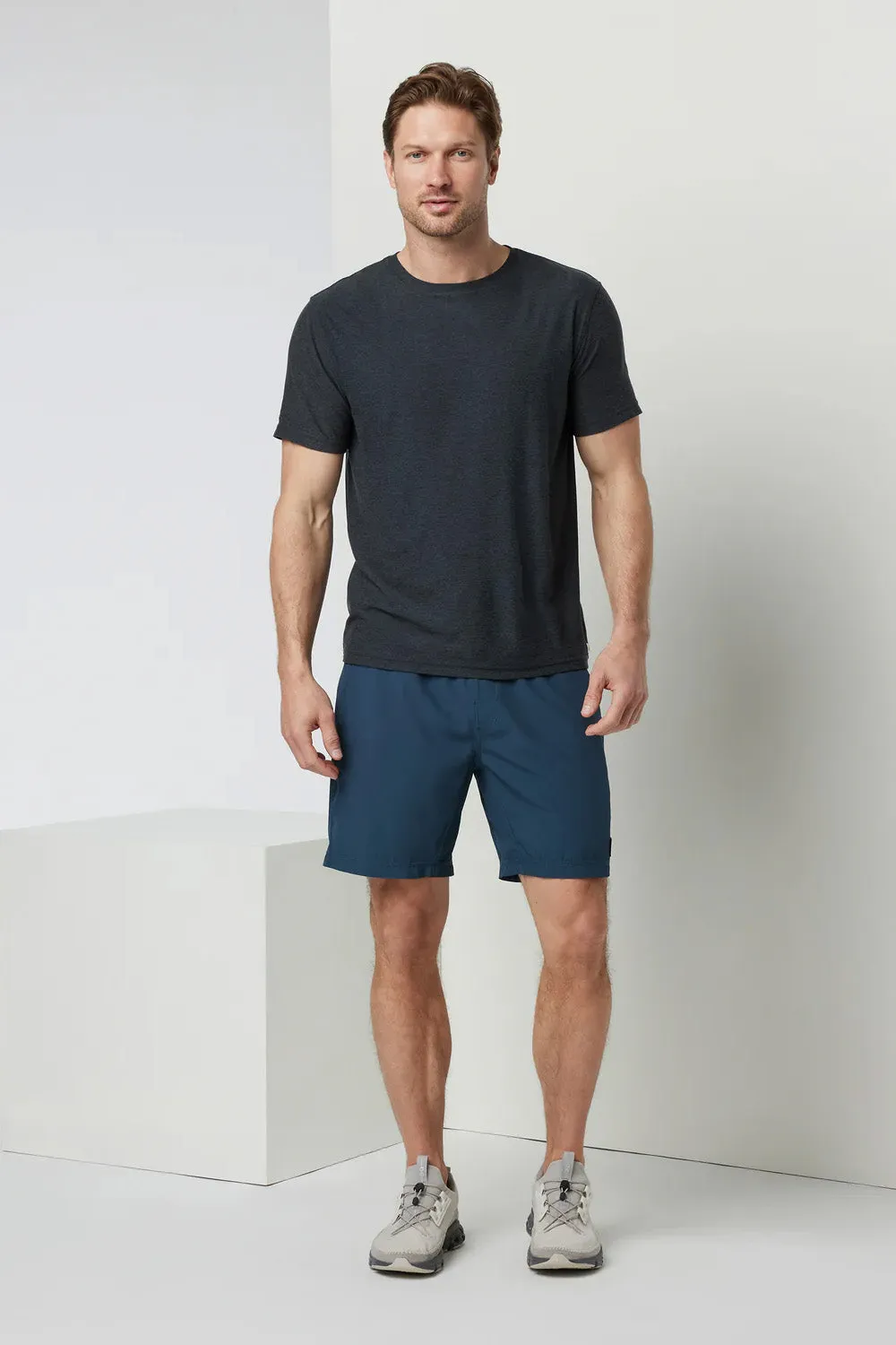 STRATO TECH TEE Charcoal Heather sold by REVOLVR Menswear product image thumbnail 4