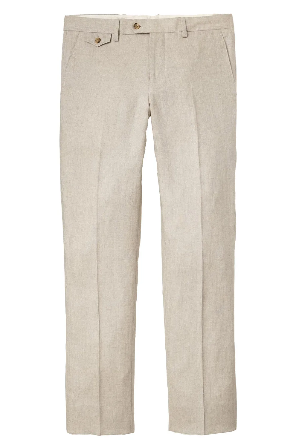 JETSETTER LINEN PANT Slim Stone Beige sold by REVOLVR Menswear