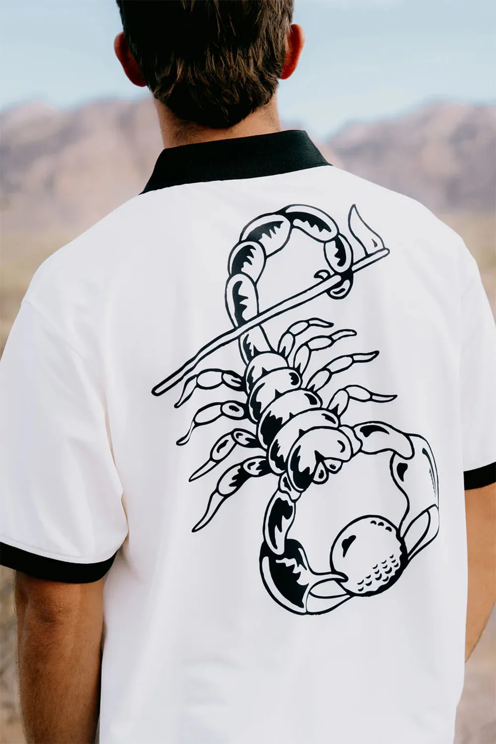 STINGERS POLO White sold by REVOLVR Menswear product image thumbnail 3