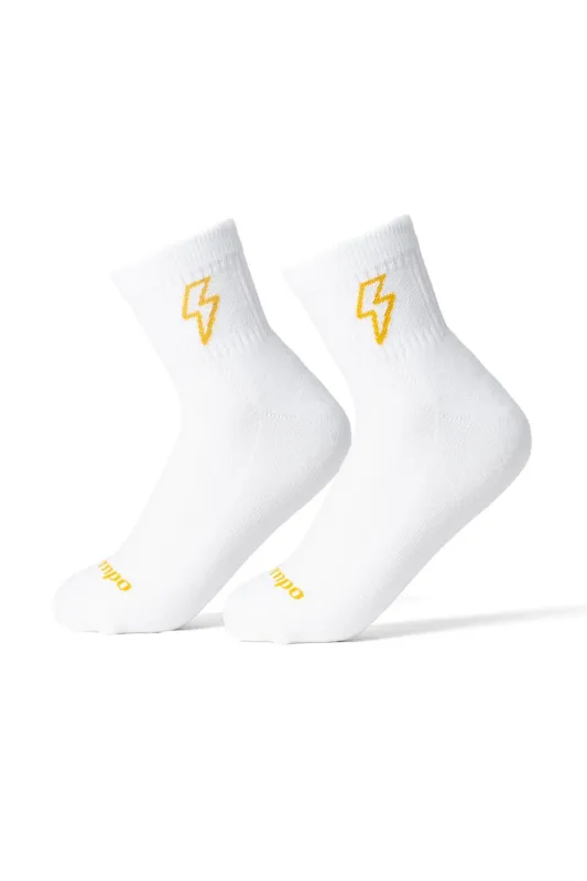 BOLTS CREW SOCK Gold sold by REVOLVR Menswear