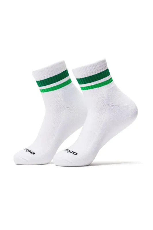 STRIPE CREW SOCK Greens sold by REVOLVR Menswear