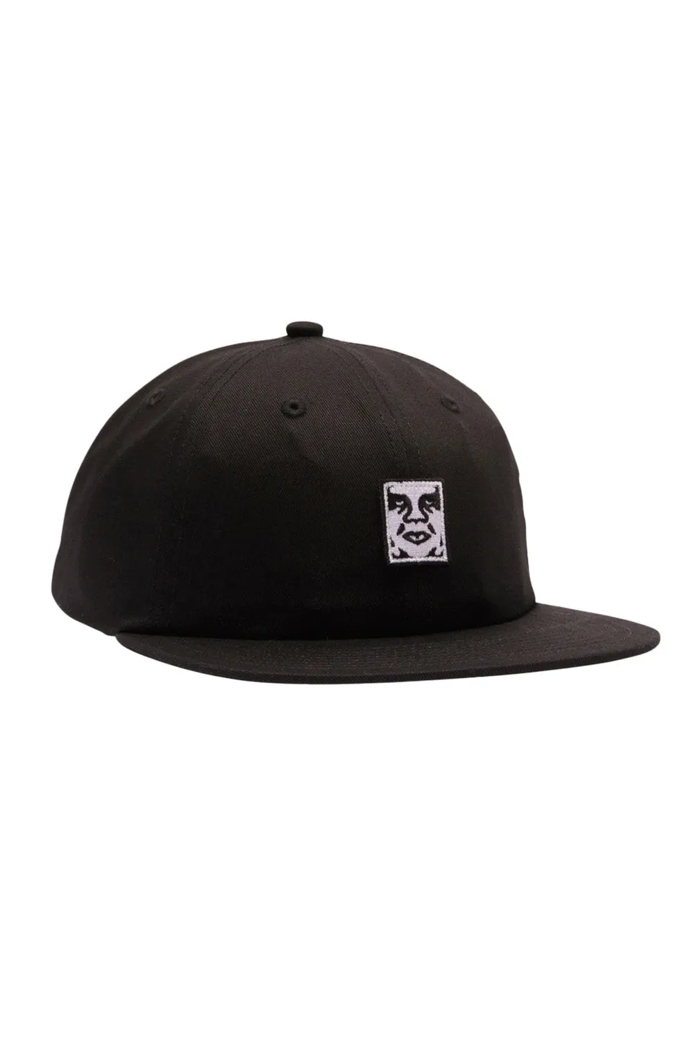 ICON PATCH PANEL STRAPBACK Black sold by REVOLVR Menswear
