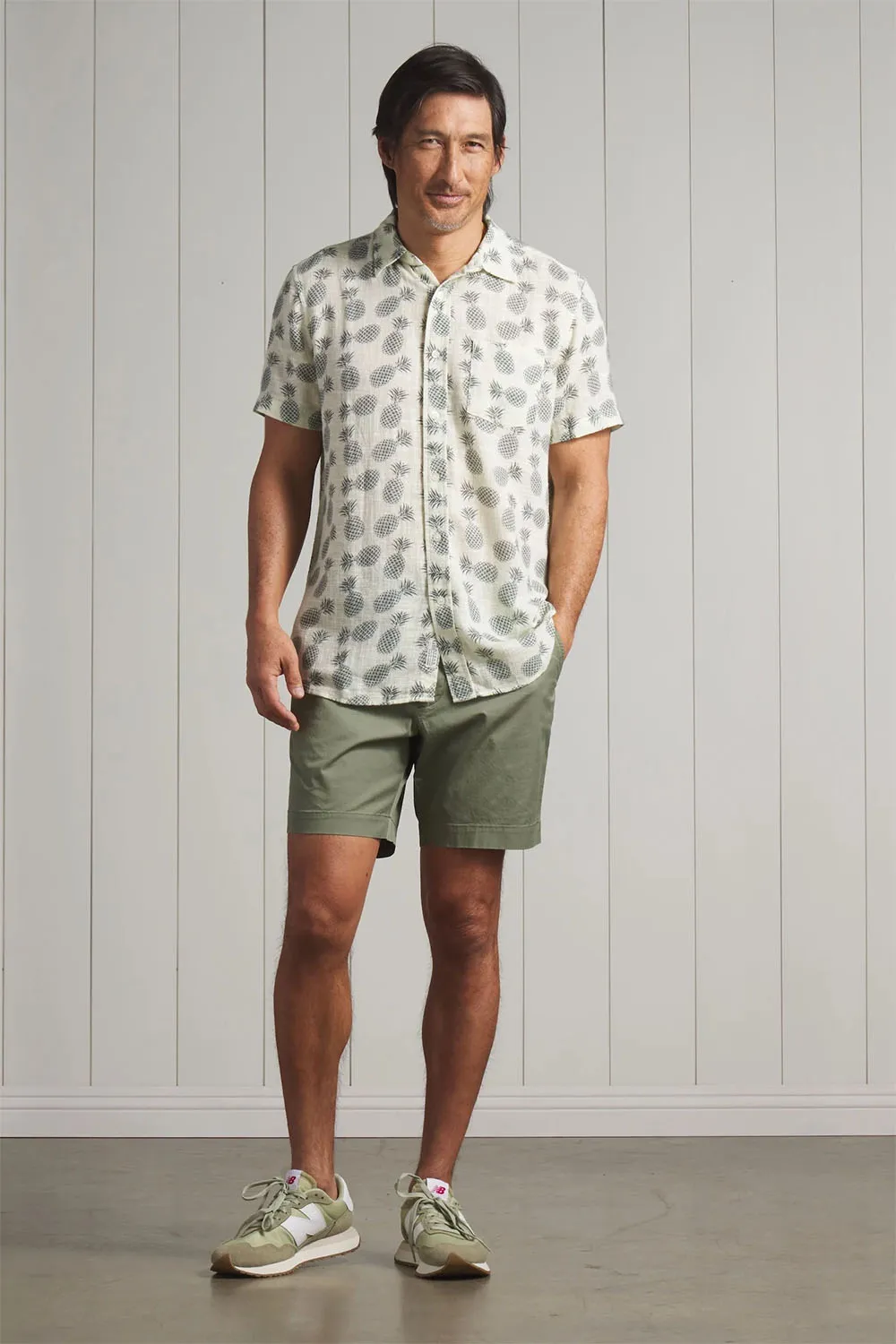 MADRAS SHIRT Blue Pineapple sold by REVOLVR Menswear product image thumbnail 3