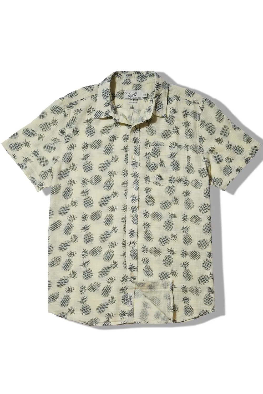MADRAS SHIRT Blue Pineapple sold by REVOLVR Menswear