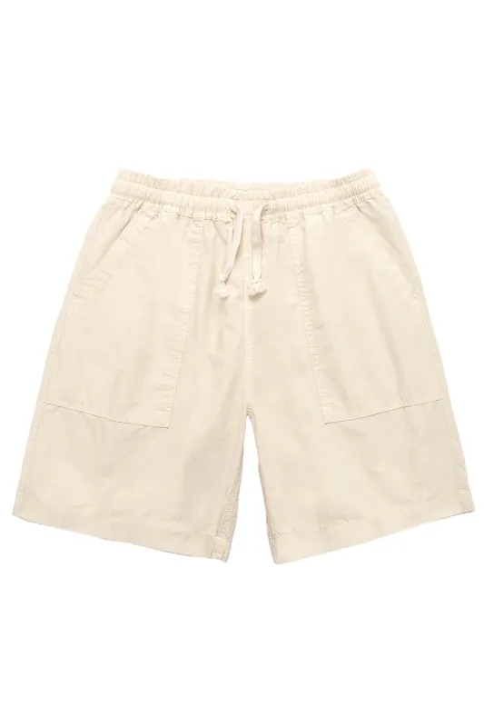 POPLIN CHEF SHORT White Oak sold by REVOLVR Menswear