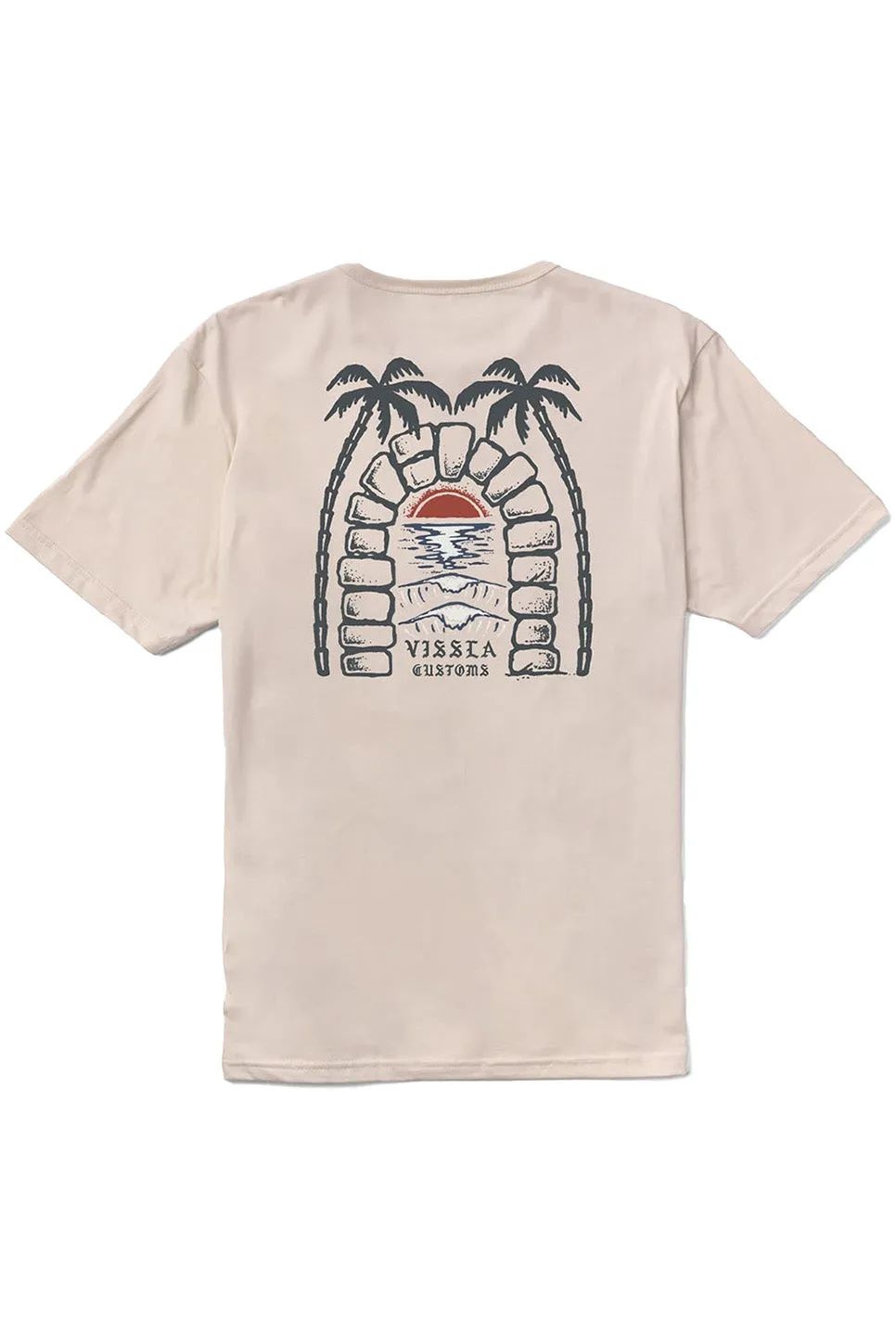 ARCHWAVES ORGANIC TEE Bone sold by REVOLVR Menswear