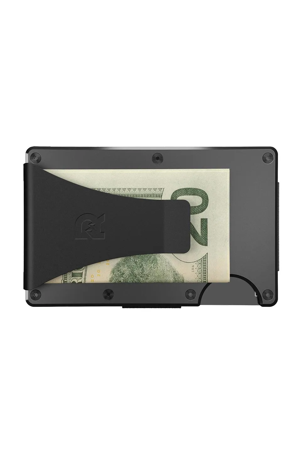 RIDGE WALLET - ALUMINUM - MONEY CLIP Gunmetal sold by REVOLVR Menswear