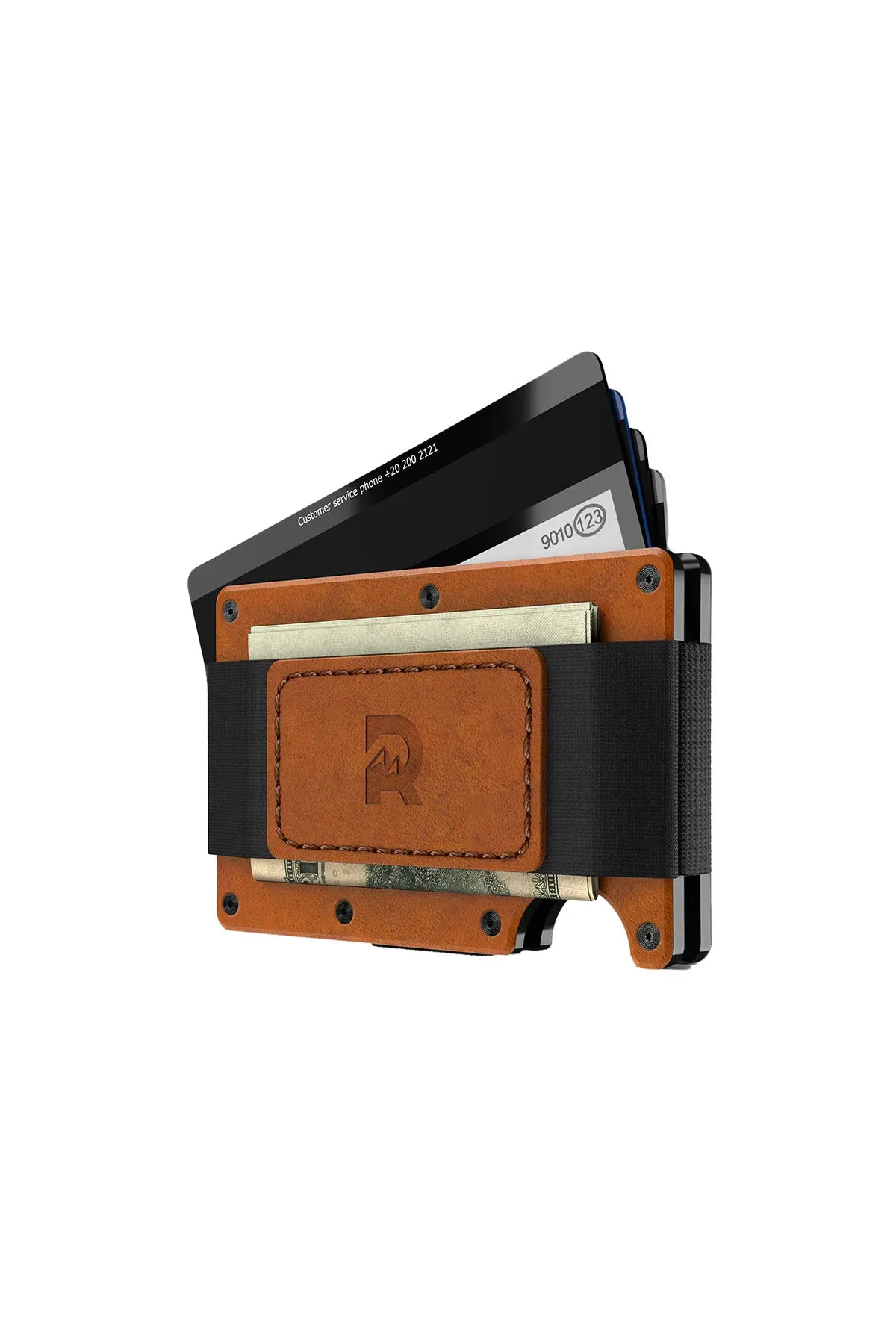 RIDGE WALLET - LEATHER - CASH STRAP Tobacco Brown sold by REVOLVR Menswear product image thumbnail 3