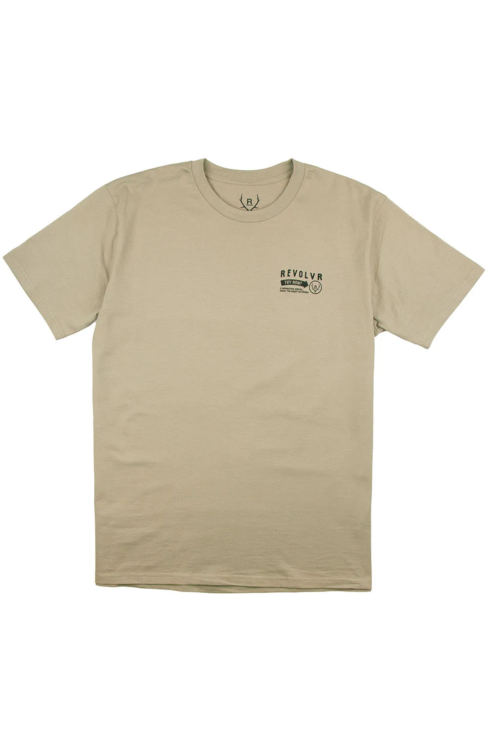 SIMPLE PLEASURES TEE Eucalyptus sold by REVOLVR Menswear product image thumbnail 2