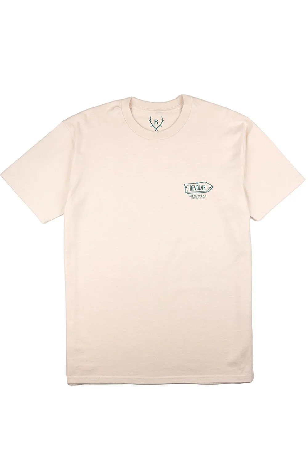 MISSOULA HAPPY TRAILS TEE Ecru sold by REVOLVR Menswear product image thumbnail 2