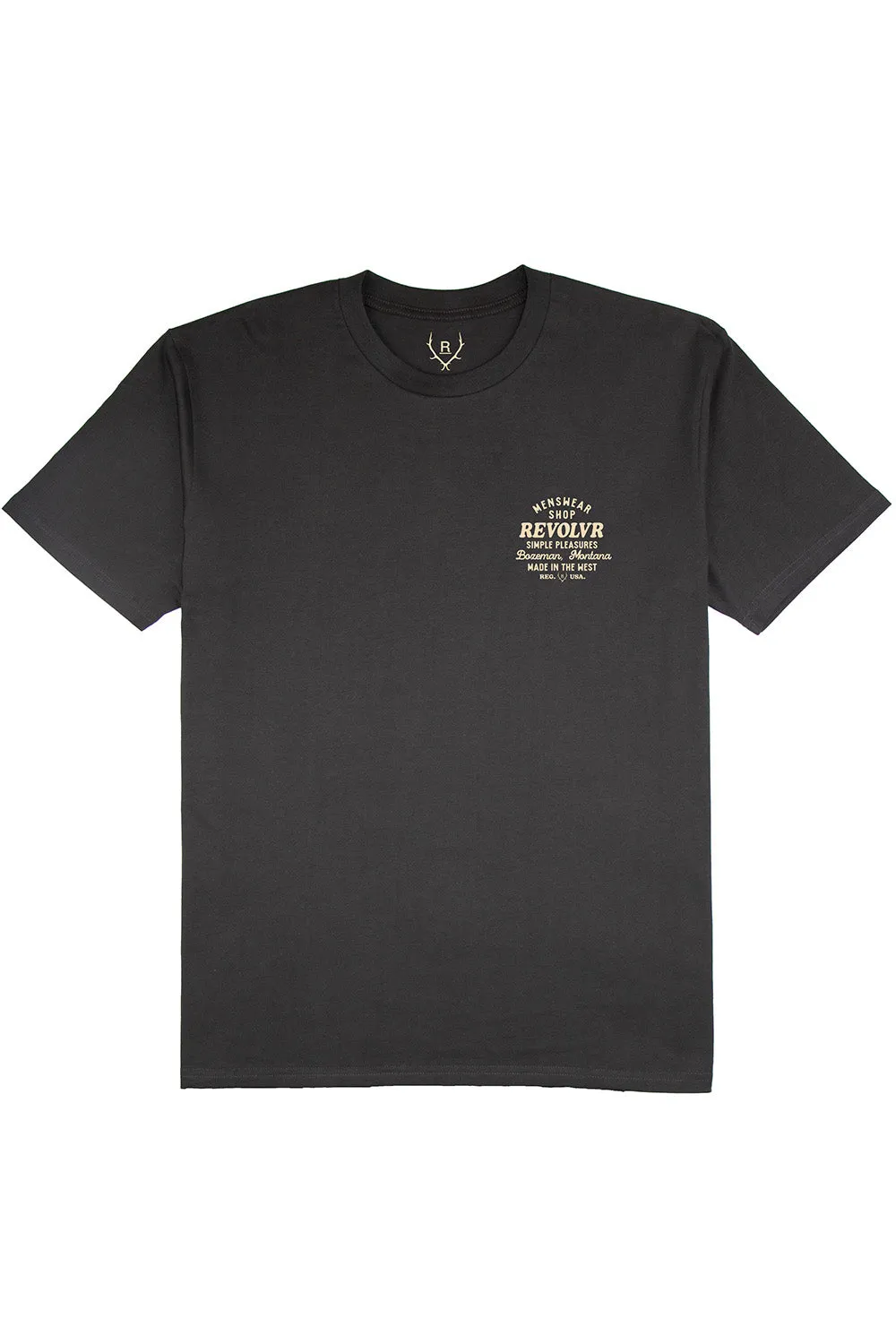 BOZEMAN SHOP TEE Coal sold by REVOLVR Menswear product image thumbnail 2