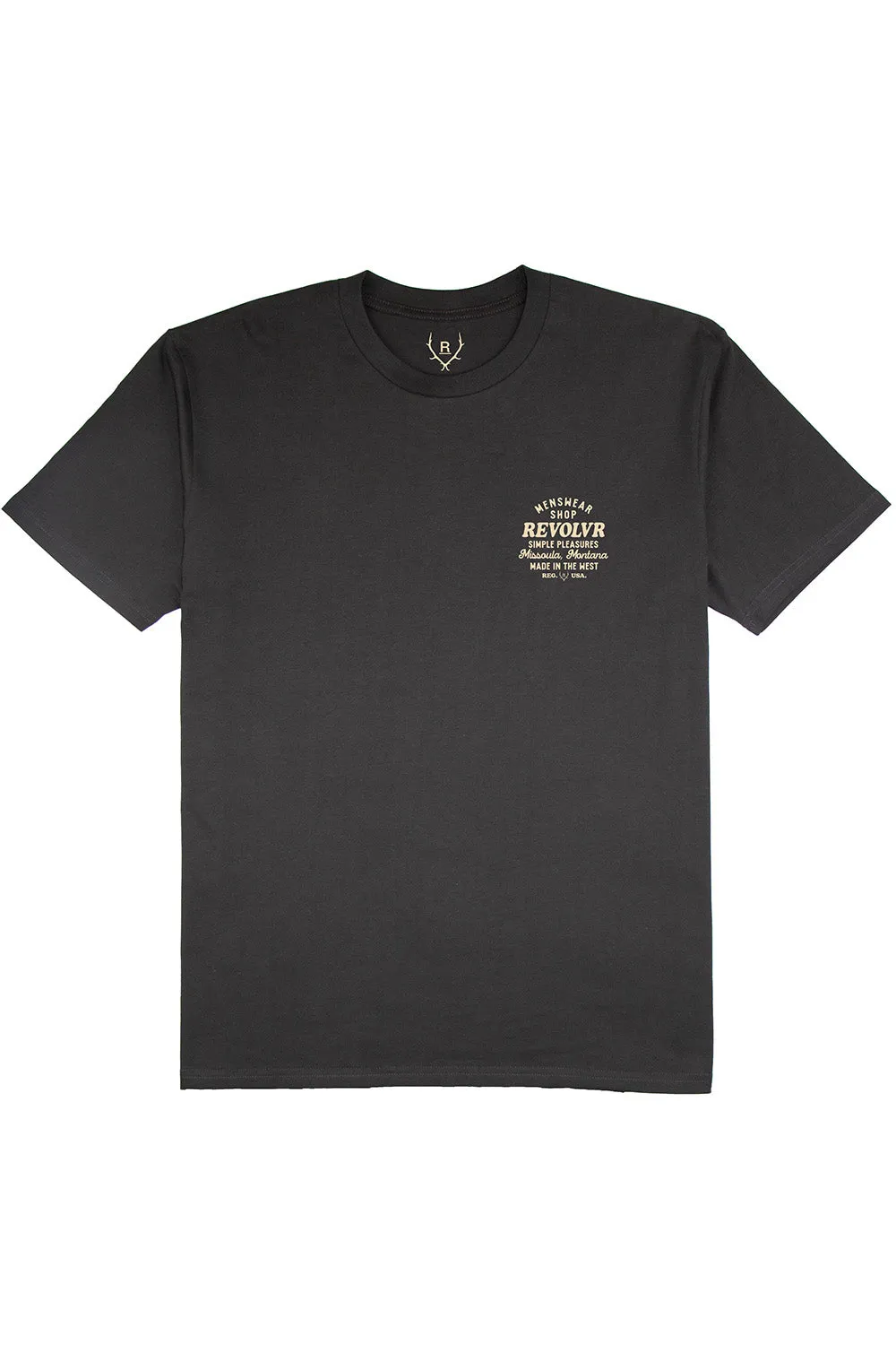 MISSOULA SHOP TEE Coal sold by REVOLVR Menswear product image thumbnail 2
