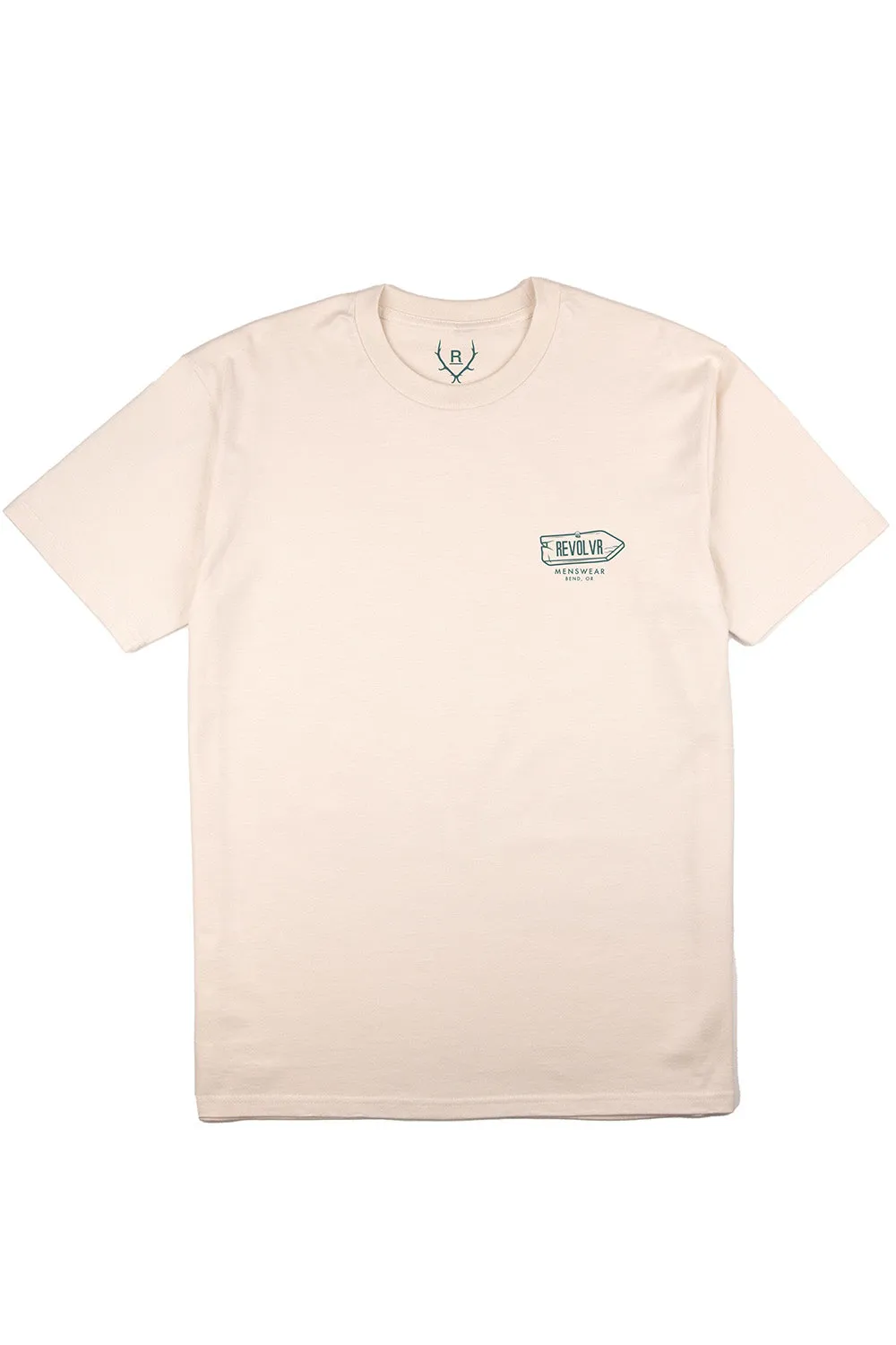 BEND HAPPY TRAILS TEE Ecru sold by REVOLVR Menswear product image thumbnail 2