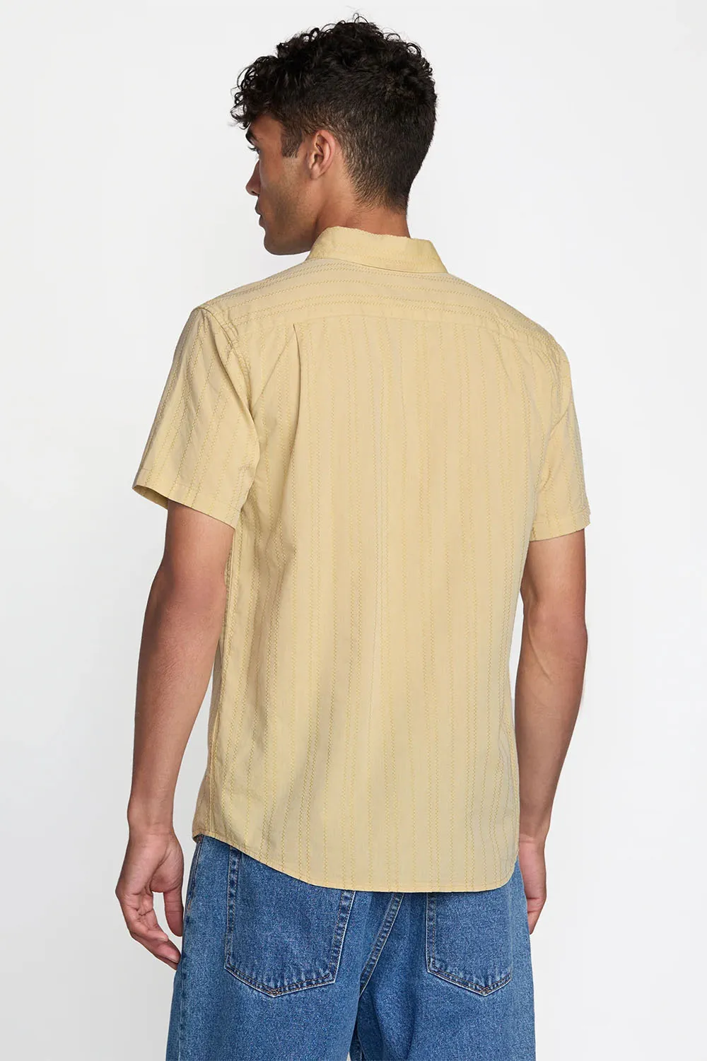 THAT'LL DO STRIPE SS Natural sold by REVOLVR Menswear product image thumbnail 4