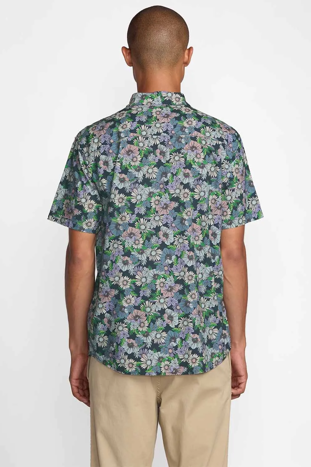 BOTANICAL SS Garage Blue sold by REVOLVR Menswear product image thumbnail 4